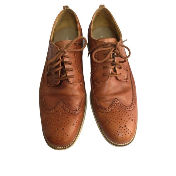 Cole Haan Original Grand Wingtip Brown Leather Oxfords Men Size 12M - Picture 1 of 16